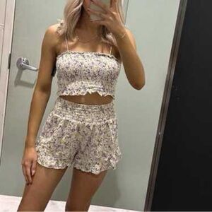 Wild Fable Floral Smocked Two-Piece Set